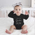 listery Grandparents Announcement Baby Bodysuit - Hello Grandma and Grandpa Design