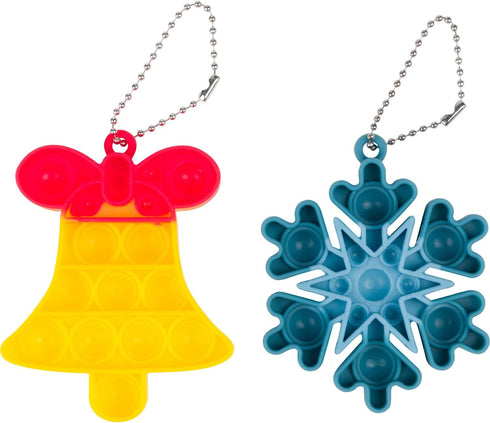 30 Pack Bulk Christmas Gifts for Students, Christmas Pop It Fidget Toys for Kids Classroom, Prizes, Stocking Stuffers