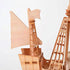 3D Wooden Puzzles for Adults, DIY Pirate Ship Model Kit and Room Decoration, Educational Desk Toys
