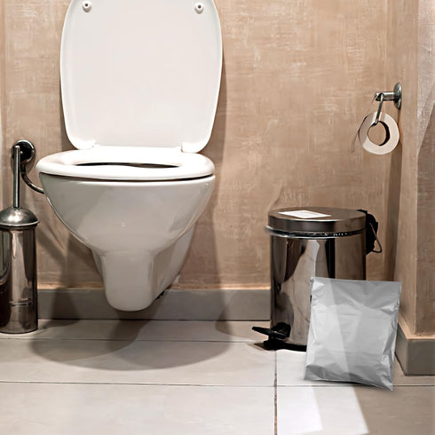 Pack 200,Gray 9.84 13.78inches 2pcs Adult Diaper Disposal Bags of Adult Diapers Disposable Bags x Opaque Incontinence