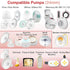 Nenesupply 15mm Flange Insert Compatible with Elvie, Medela, Momcozy, Spectra, Willow Flange, Reduces 24mm to 15mm