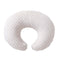 Nursing Pillow Cover, Plush Dot Breastfeeding Pillow Cases Slipcover Pillow Sham (Beige)