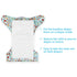 11.8 7.1 Inch 1 400 ALVABABY Diaper Liners for Baby Cloth Diaper Flushable Disposable Natural Soft Fragrance Free