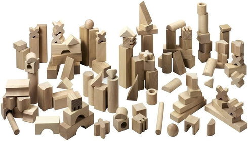 HABA Basic Building Blocks - 102 Piece Extra Large Wooden Set