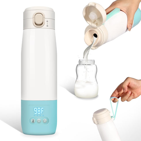 azopesy Portable Bottle Warmer for Travel, Bottle Warmer On The Go with Quick