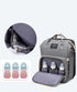 Generic Backpack Multifunctional Baby Diaper Bag with Changing Station Large Travel Diaper Bags Unisex Baby Bag