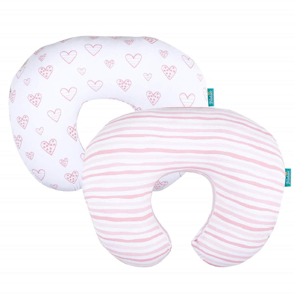 Biloban Nursing Pillow Cover 2 Pack for Boppy Pillow 100% Stretchy Cotton