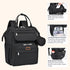Backpack, Pack BabbleRoo Diaper Bag Multifunction Nappy Changing Bag with Changing Pad, Stroller Straps & Pacifier