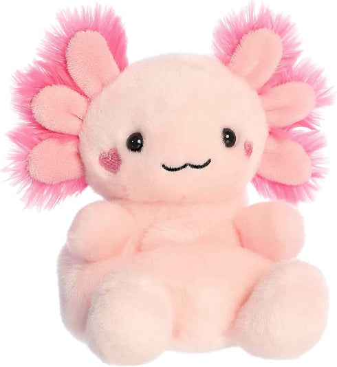 5 Inches Aurora Adorable Palm Pals Xena Love Axolotl Stuffed Animal - Fun Seasonal Plush for Kids and Adult Collectors