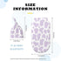 Qiohoey Purple Cow Print Newborn Baby Swaddle Blanket with Beanie Hat Baby Receiving Blanket Soft Baby Sleep Sack Baby