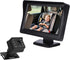 ZDAGELD Baby Car Camera 4.3 Inch Monitor, 1080P HD Rear Facing Car Mirror