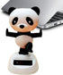 Black White Panda Dancing Doll - Solar Swing Panda Ornament, Solar Powered Decor, Swinging Panda for Home and Office