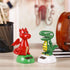 Green Solar Powered Dancing Dinosaur Decoration Gift, Swinging Dancer for Desk and Dashboard Home Decor