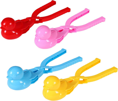 YUGYUJ Snowball Maker Tool with Handle, Cartoon Duck Snowball Maker Clip Snow Ball