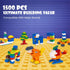 1500 Set 6 Lekebaby Classic Pieces Building Bricks Kit Basic Brick for Kids Creative Play, Compatible with All Major