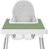 2 Packs High Chair Placemat for IKEA Antilop Baby High Chair, Stain Resistant Non-Slip Toddler Silicone High Chair
