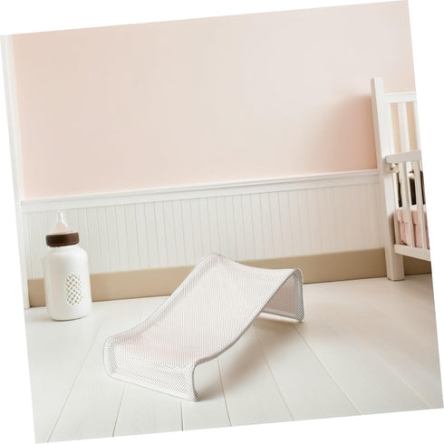 Vaguelly Bath Support Seat Soft Mesh Mat for Newborns Comfortable and Breathable Bathing Cushion Lightweight
