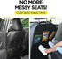 3 2 Pack lebogner Back Seat Cover For Kids + Pocket Storage Organizer, X-Large Waterproof Kick Mats Backseat Protector