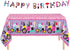 Oojami 3 Pack Spa Theme Table Cover 54" x 108" with 1 Happy Birthday Banner, Ideal for Spa Themed Birthday Party