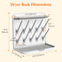 10 Countertop Lifewit Baby Bottle Drying Rack with Hooks, Newborn Essentials Must Haves, Holder Organizer for Baby