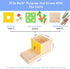 5 1 1 6-12 Adena Montessori in Wooden Montessori Play Kit Baby Toys,Object Permanence Box,Matchstick Color Drop,Cotton