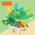 Toddler Montessori Toys Educational Dinosaur Game Learning Activities for 1-4 Year Old Kids Birthday Gifts