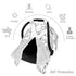 Hcpwzrf Cute Cartoon Cat Baby Car Seat Cover & Nursing Cover - Breathable Stretch Multi-Use Cover for Breastfeeding