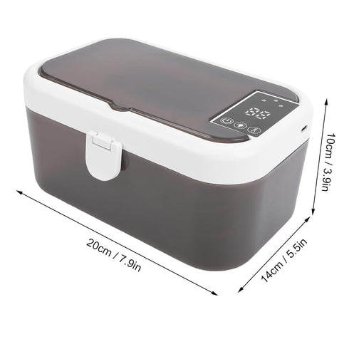 LICAEVEY 80 3 Settings Baby Wipe Warmer with Spring Design, Large Capacity Wipes Dispenser, Top Heating