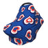 Schgap Hearts Car Seat Cover for Baby, Soft Stroller Cover Nursing Cover Breastfeeding