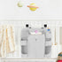 BreezeTrading Hanging Diaper Organizer, Nursery Organization, Sturdy, Ample Storage Space for Changing Table, Crib