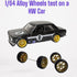 Alloy 1:64 Wheels Tires, Rubber Scale Alloy Wheels with Rubber Tires, Model Alloy and Accessories