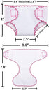 DC-BEAUTIFUL 4 Pack Baby Diapers Doll Underwear for 14-18 Inch Baby Dolls, Suitable for Infant Dolls