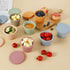 6 Pack (4 oz) PandaEar Silicone Baby Food Storage Containers -Leakproof & Airtight Reusable Snack Cups with Lids