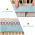 Hanging Diaper Organizer for Cribs Lightweight Storage Caddy Multi-functional Nursery Organizer for Changing Table