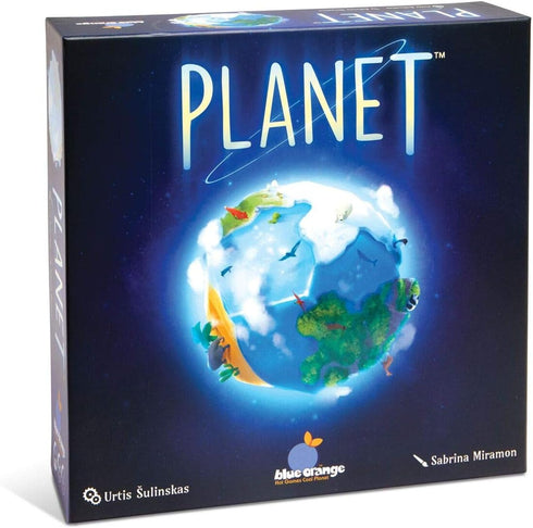 Blue Orange Games Planet Board Game - Award Winning Strategy Game for 2 to 4 Players, Ages 8 & Up.