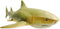 Gemini&Genius Marine Animal World Toy Lemon Shark Ocean Shark Action Figure - Great White Shark Soft Rubber Toys for