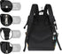 Hsnar Backpack Abstract Beautiful Flower Waterproof Diaper Bag Large Capacity Baby Bag with Stroller Straps