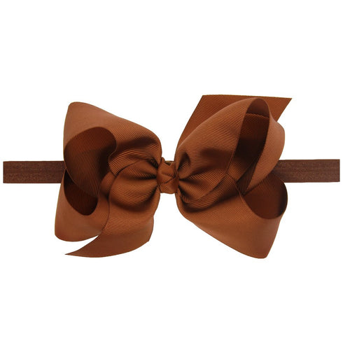 Baby Girls Infant Headbands with Kids Hair Bows (16) (Color D)