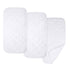 American Baby Company 3 Count Ultra Soft Microfiber Quilted Waterproof Changing Table Pad Liners, 11.5" x 23"