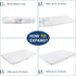 Cover,20" 35" 2'' Baby Bassinet Mattress, Breathable, Hypoallergenic, Premium Foam, Non-Toxic, Rectangle Shaped
