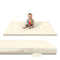 Vegan Leather Baby Play Mat, 50x50 Thicken Foam Play Mat for Infants