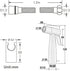 RWYRBNSL Set Handheld ToiletSprayer, Wall Mounted Stainless Steel BrushedFaucet, Bathroom Cloth Diaper Sprayer