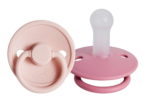 Button Me ButtonMe Premium Soft Silicone Pacifiers 6-18 Months BPA Free Baby Pacifier -
