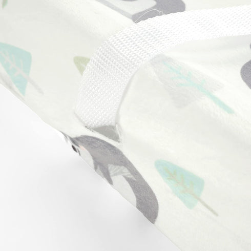 Lush Decor Hygge Sloth Soft & Plush Changing Pad Cover, Gray, 32" x 16" x 5"