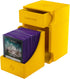 Gamegenic Watchtower 100+ XL Convertible Deck Box, Double-Sleeved Card Storage, Holds Up to 100 Cards, Yellow Color