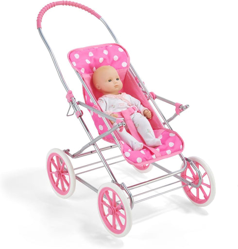 Badger Basket Just Like Mommy 3-in-1 Toy Doll Pram Stroller and Carrier for 18-22 inch Dolls