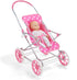 Badger Basket Just Like Mommy 3-in-1 Toy Doll Pram Stroller and Carrier for 18-22 inch Dolls