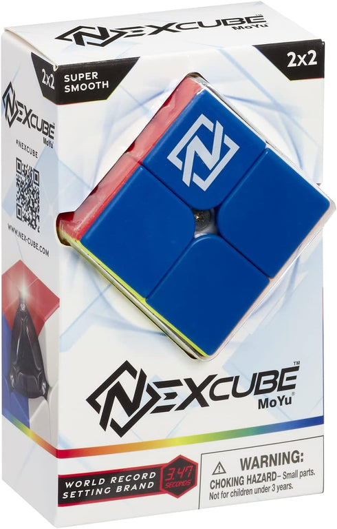 Goliath NEXcube 2x2 Classic: Stickerless Speed Cube with Super Smooth Technology for Record-Breaking Speed