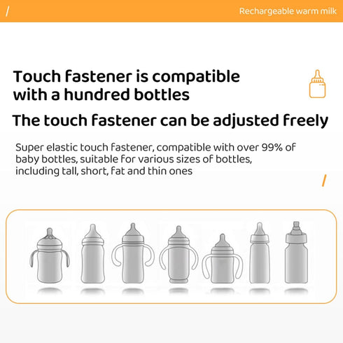 Luocute 9000mAh Baby Bottle Warmer, Portable Rechargeable Electric Bottle Warmer with Battery and Constant Temperature