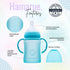 3-in-1 1-3 5 oz) Glass Sippy Cups for Toddlers | Silicone Coated Baby Sippy Cup | Non-Toxic Transition Sippy Cup